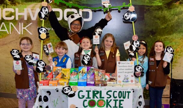 Online or at a booth